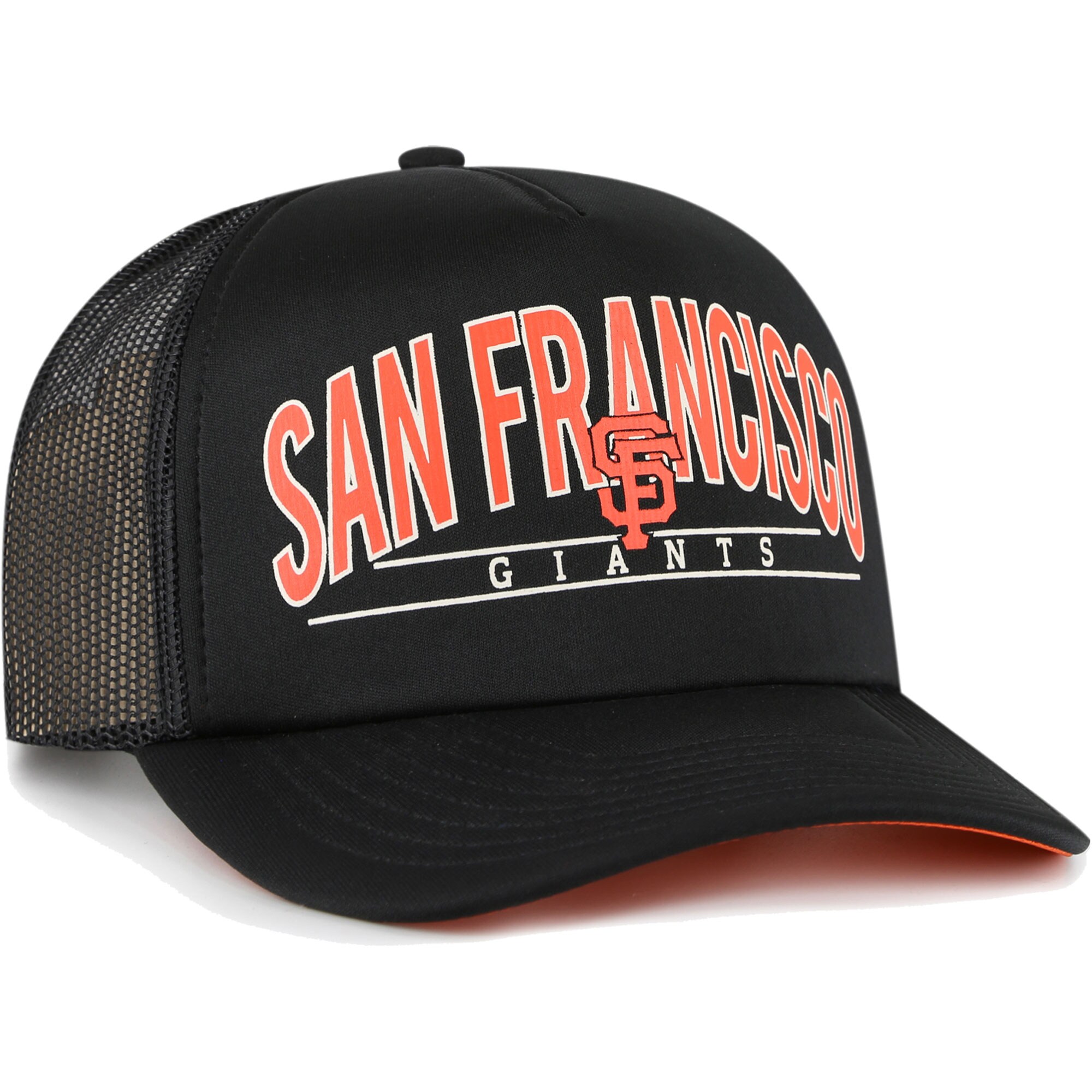 mens san francisco giants 47 black backhaul foam trucker snapback hat Collection | San Francisco Giants Shop - Official MLB Jerseys & Caps