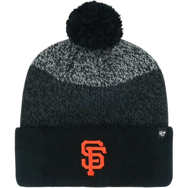 mens san francisco giants 47 black darkfreeze cuffed knit hat with pom Collection | San Francisco Giants Shop - Official MLB Jerseys & Caps