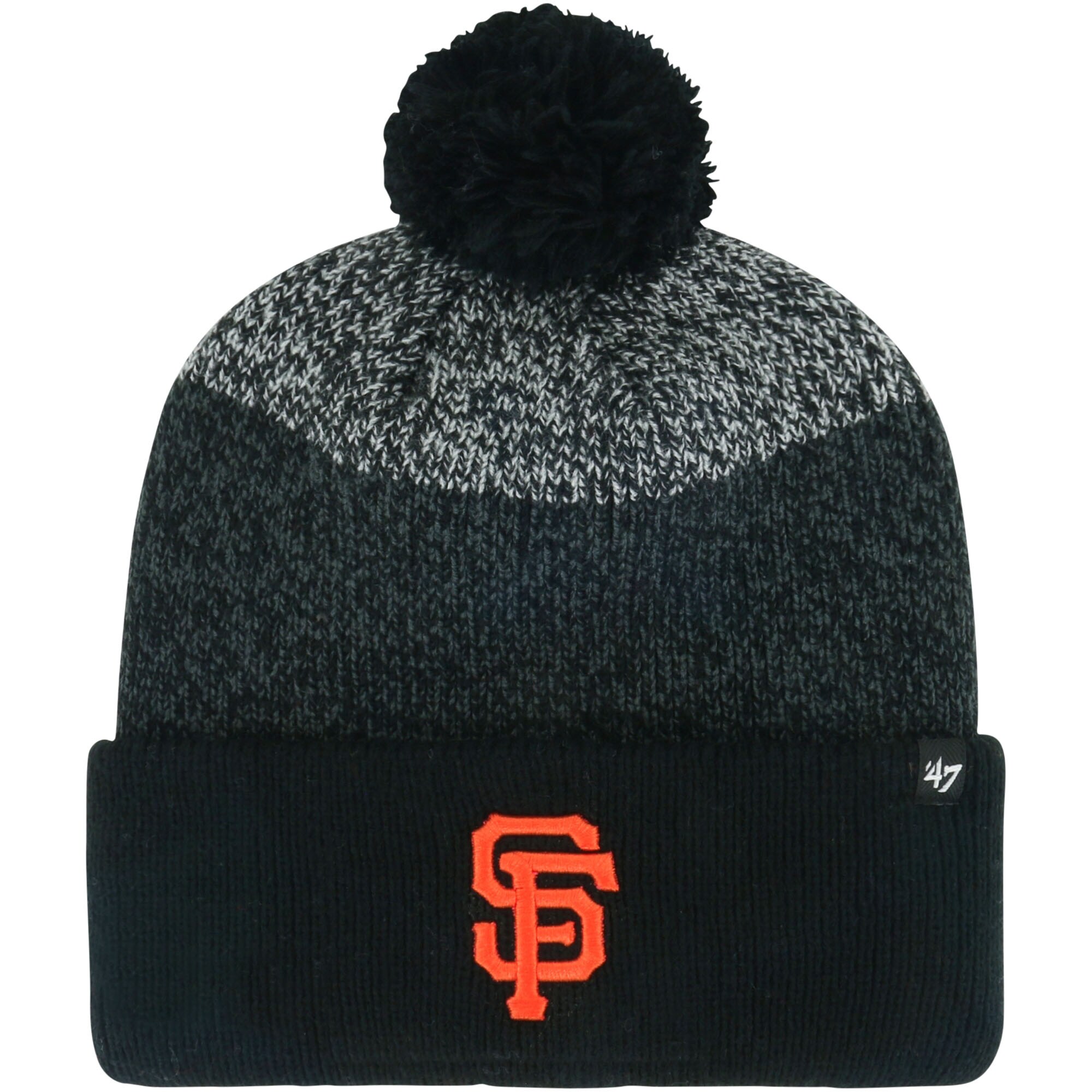 mens san francisco giants 47 black darkfreeze cuffed knit hat with pom Collection | San Francisco Giants Shop - Official MLB Jerseys & Caps