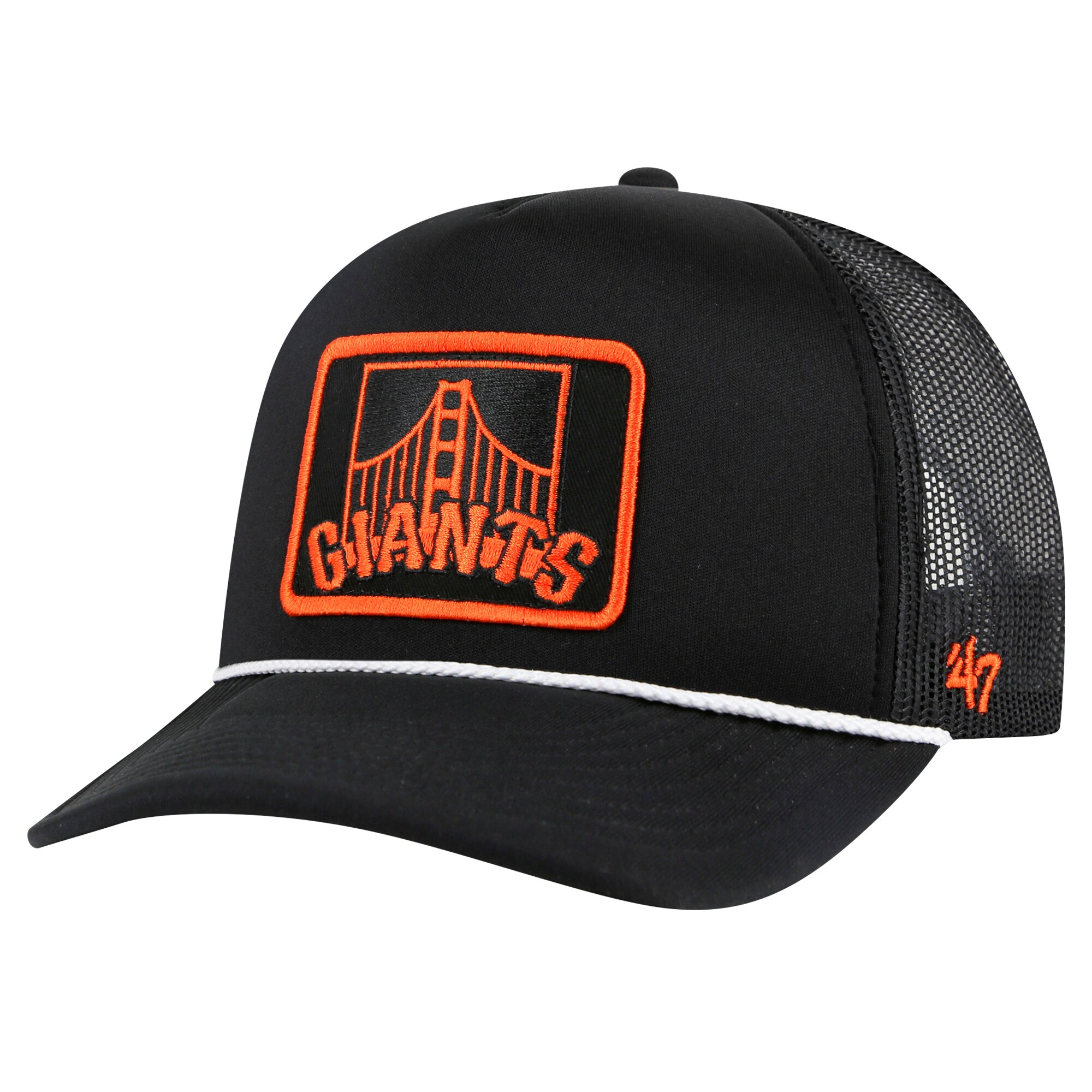 mens san francisco giants 47 black local patch foam front trucker adjustable hat Collection | San Francisco Giants Shop - Official MLB Jerseys & Caps
