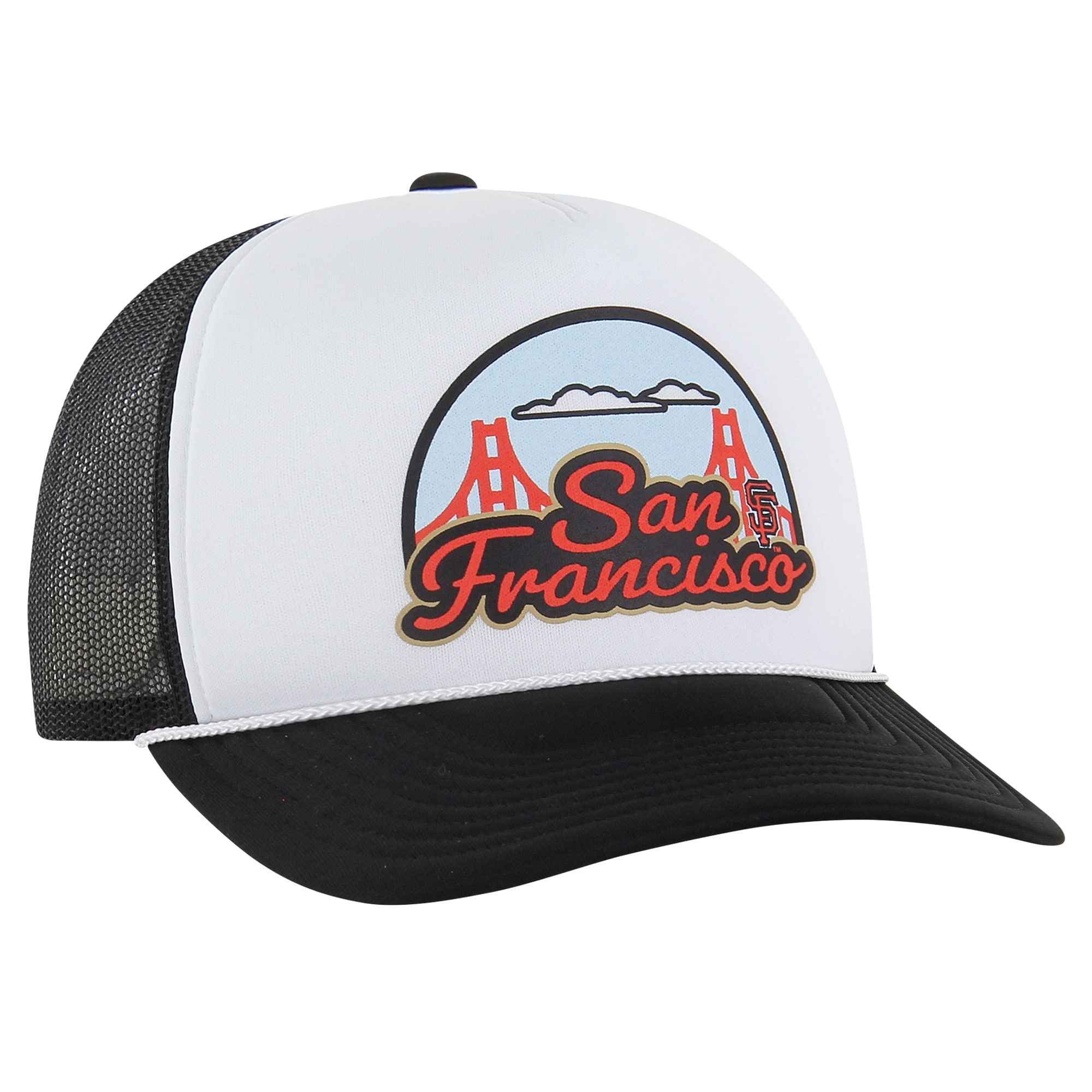 mens san francisco giants 47 black retro region foam trucker adjustable hat Collection | San Francisco Giants Shop - Official MLB Jerseys & Caps