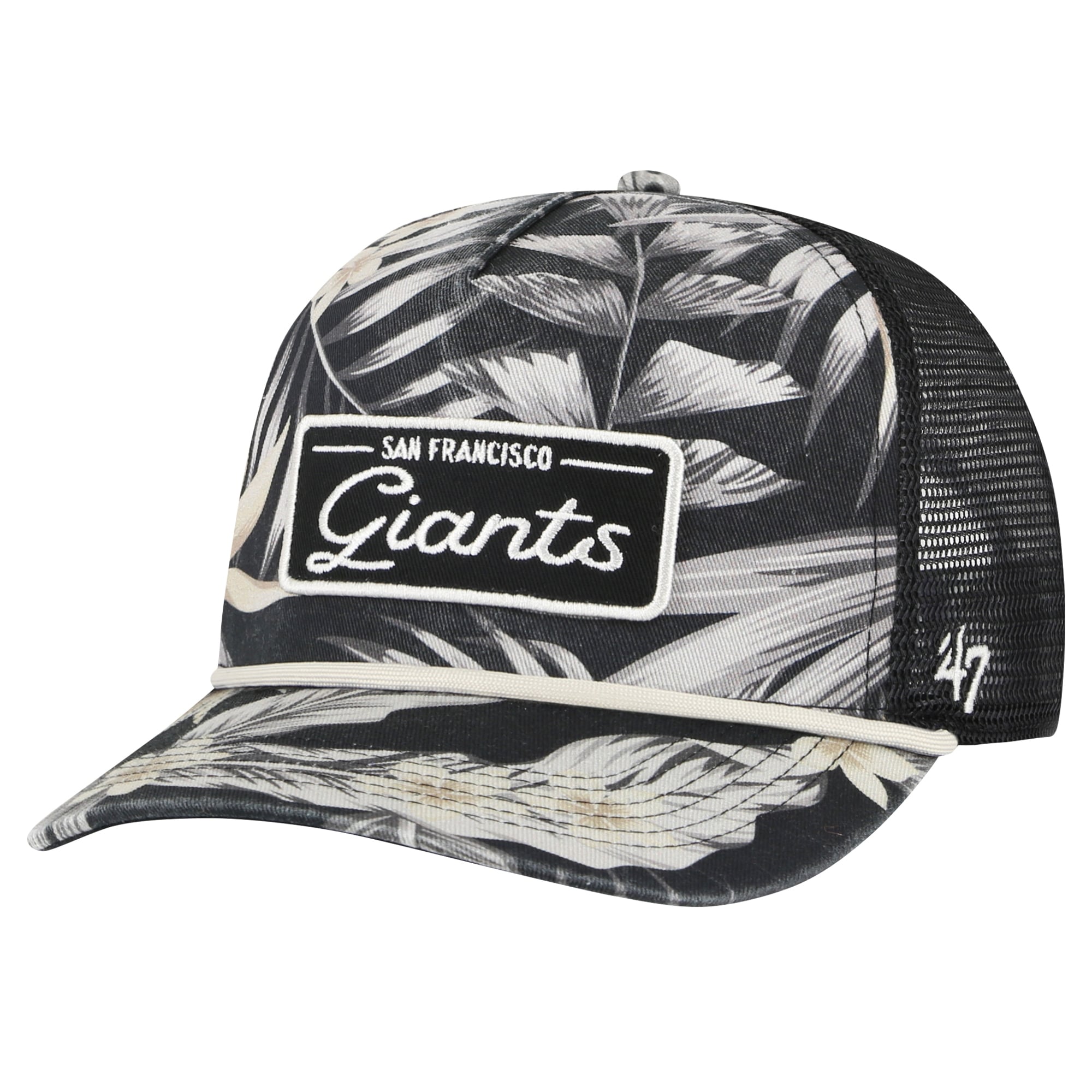 mens san francisco giants 47 black tropicalia trucker hitch adjustable hat Collection | San Francisco Giants Shop - Official MLB Jerseys & Caps