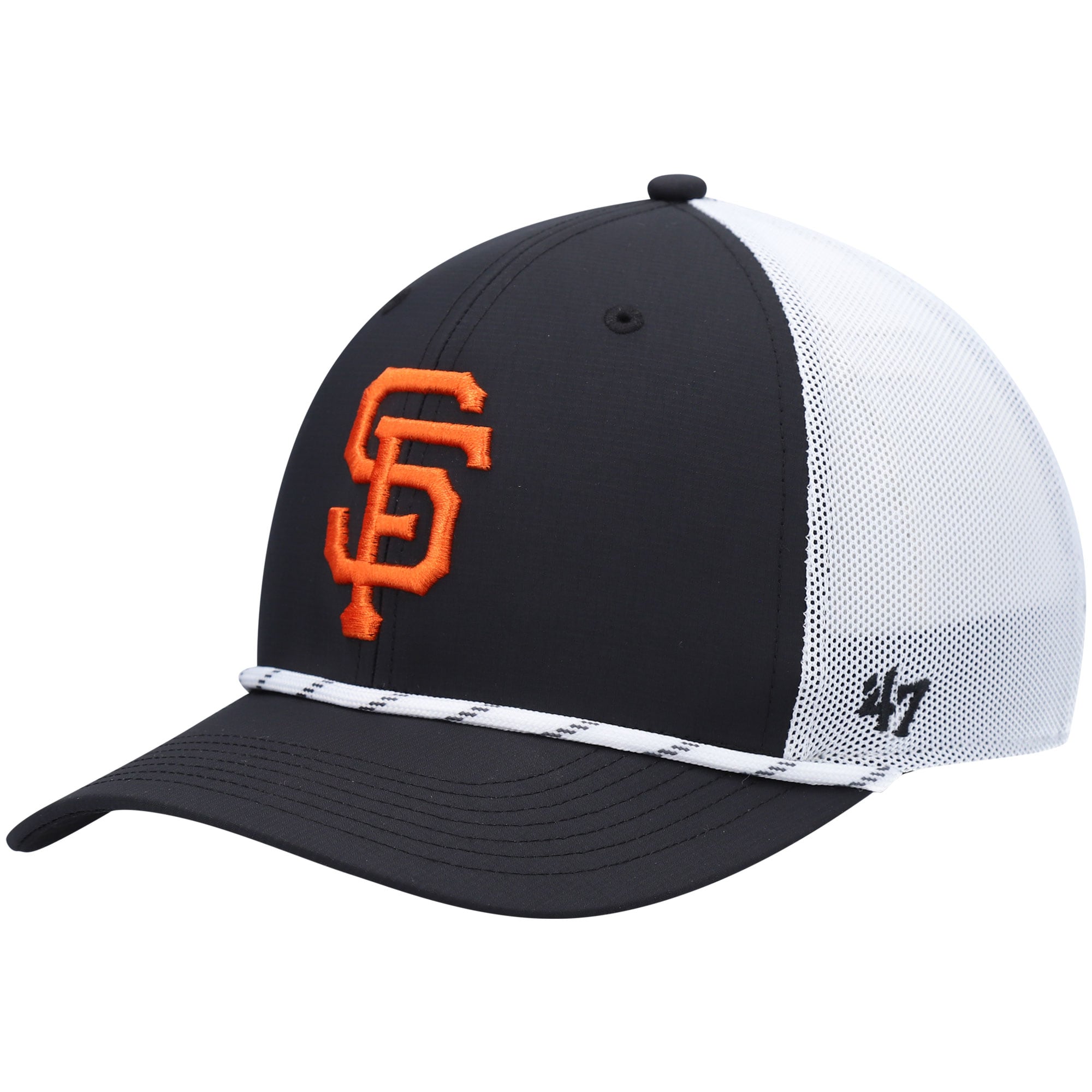 mens san francisco giants 47 blackwhite burden trucker snapback hat Collection | San Francisco Giants Shop - Official MLB Jerseys & Caps