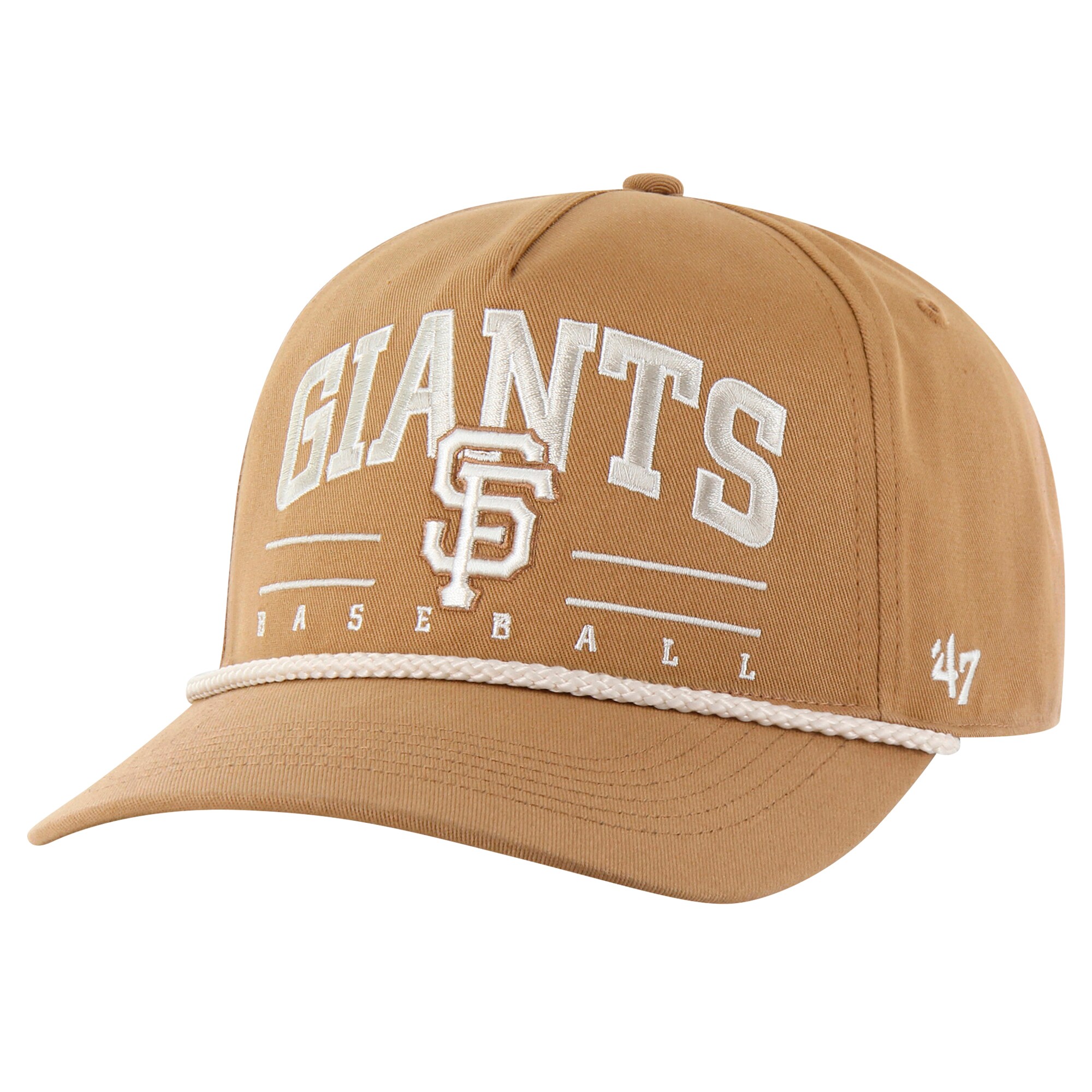 mens san francisco giants 47 brown neutral roscoe rope hitch adjustable hat Collection | San Francisco Giants Shop - Official MLB Jerseys & Caps
