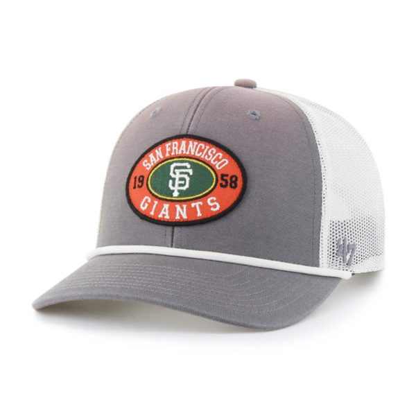 mens san francisco giants 47 graywhite tide sweep rope trucker adjustable hat Collection | San Francisco Giants Shop - Official MLB Jerseys & Caps