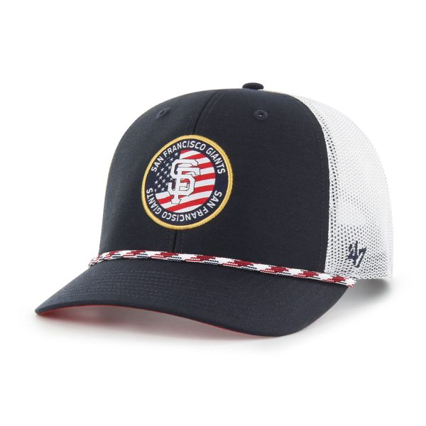 mens san francisco giants 47 navy union patch trucker adjustable hat Collection | San Francisco Giants Shop - Official MLB Jerseys & Caps