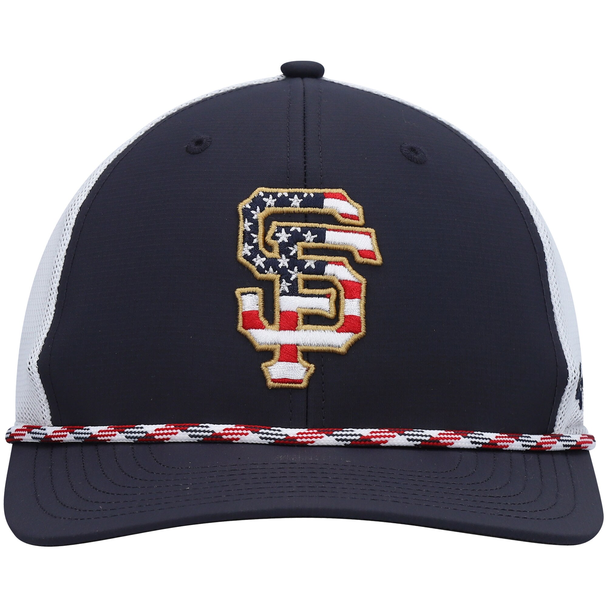 mens san francisco giants 47 navywhite flag fill trucker snapback hat Collection | San Francisco Giants Shop - Official MLB Jerseys & Caps