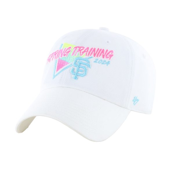 mens san francisco giants 47 white 2024 spring training vapor wave clean up adjustable hat Collection | San Francisco Giants Shop - Official MLB Jerseys & Caps