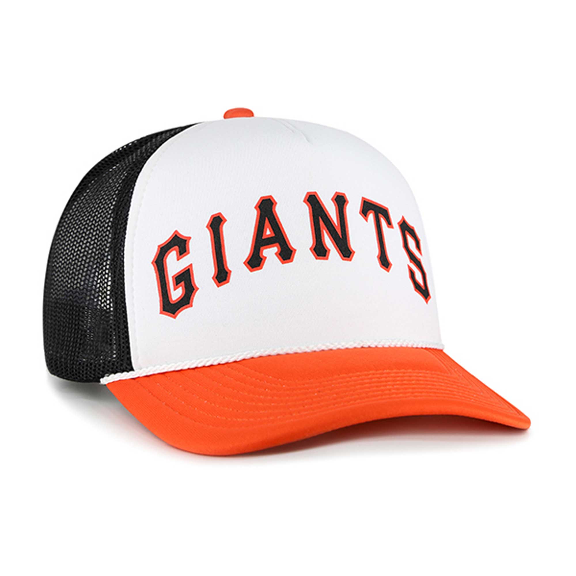 mens san francisco giants 47 white foam front script trucker snapback hat Collection | San Francisco Giants Shop - Official MLB Jerseys & Caps