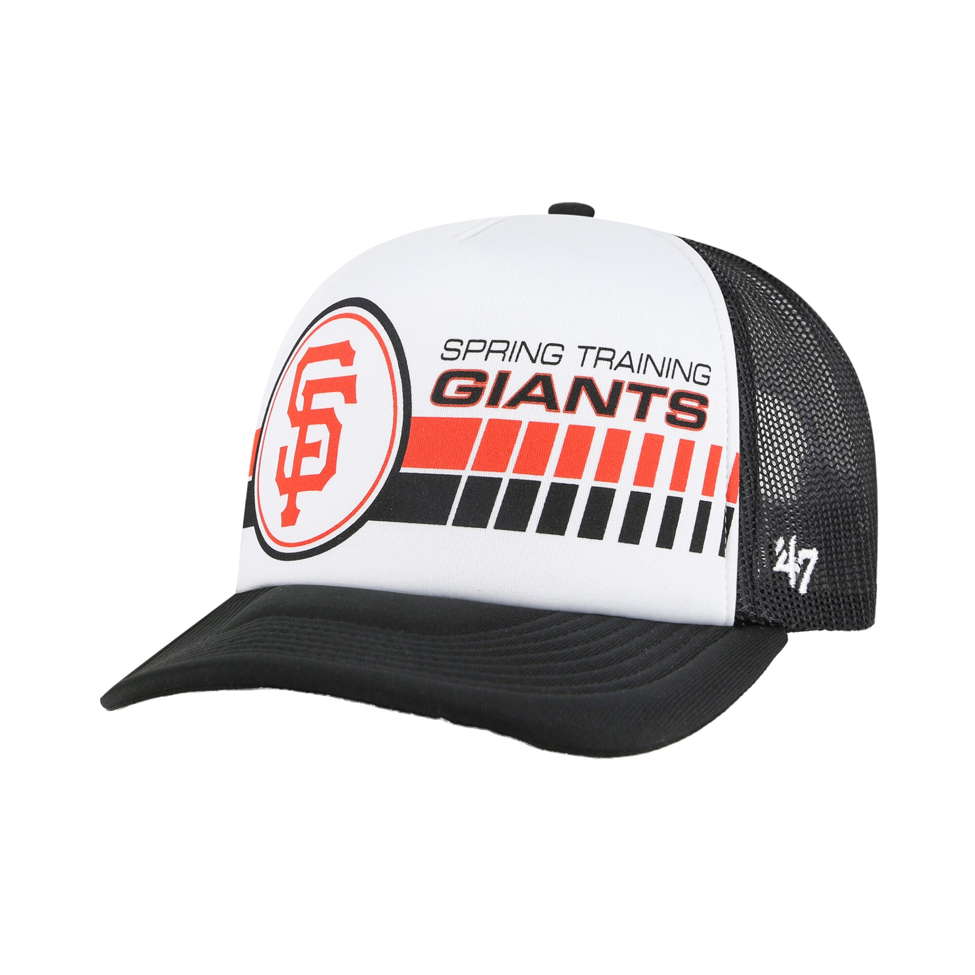 mens san francisco giants 47 whiteblack 2024 spring training foam trucker adjustable hat Collection | San Francisco Giants Shop - Official MLB Jerseys & Caps