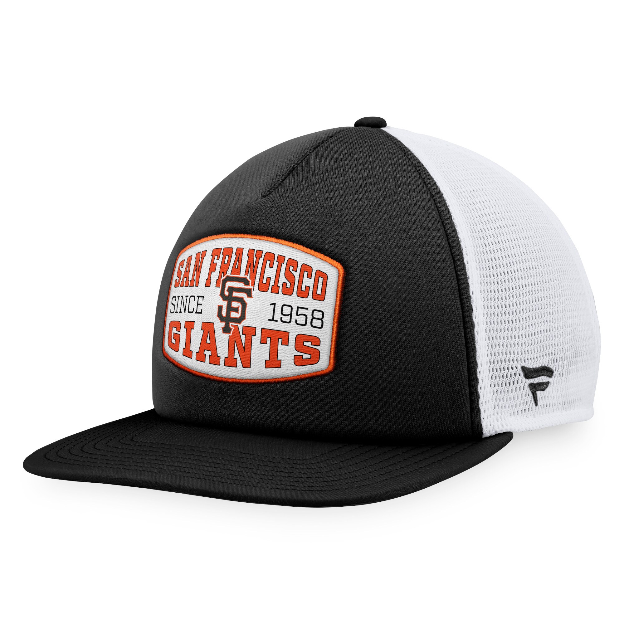 mens san francisco giants fanatics black foam front patch trucker snapback hat Collection | San Francisco Giants Shop - Official MLB Jerseys & Caps