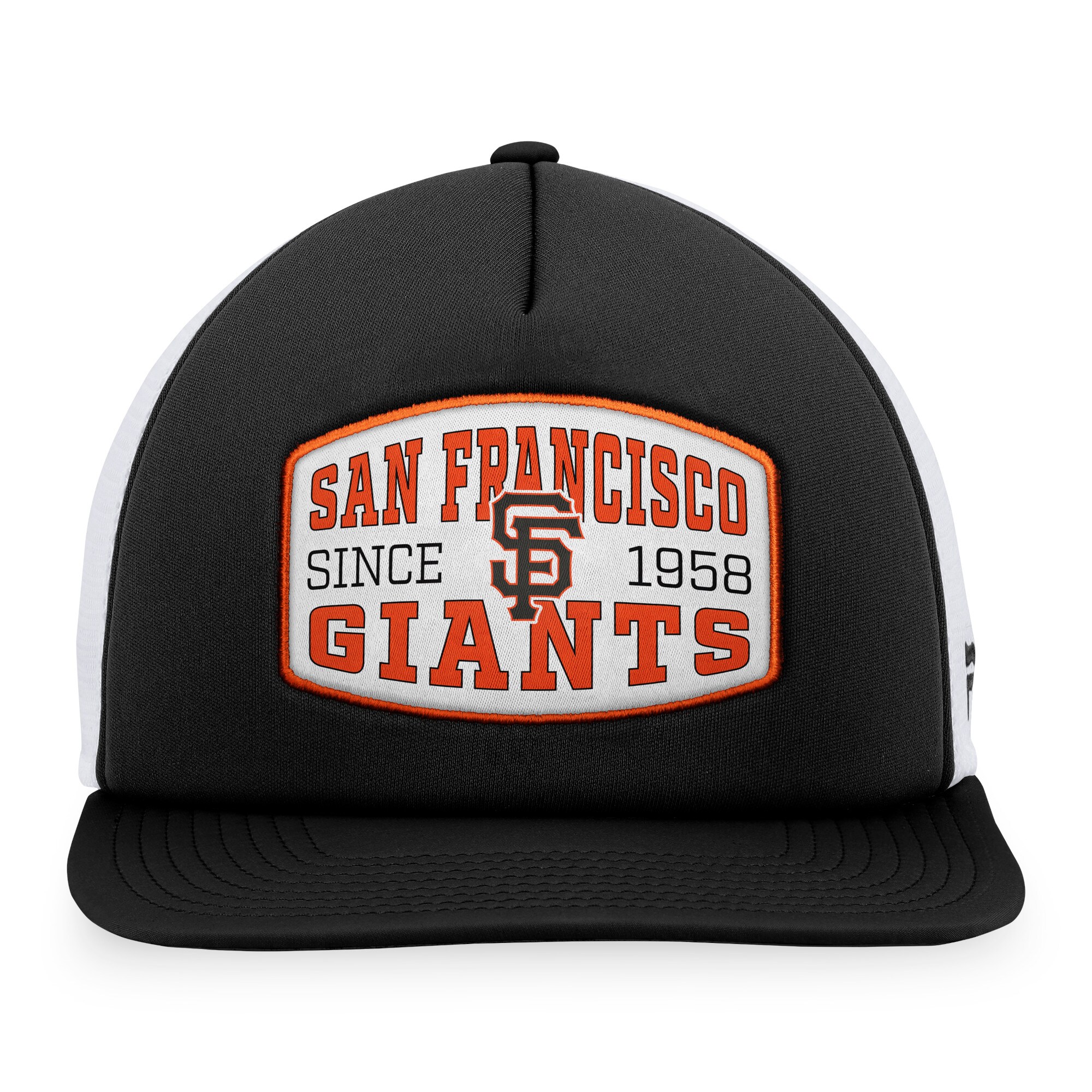 mens san francisco giants fanatics black foam front patch trucker snapback hat Collection | San Francisco Giants Shop - Official MLB Jerseys & Caps