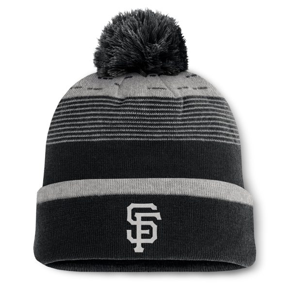 mens san francisco giants fanatics black fundamental gradient cuffed knit hat with pom Collection | San Francisco Giants Shop - Official MLB Jerseys & Caps