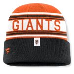 mens san francisco giants fanatics black fundamental team stripe cuffed knit hat Collection | San Francisco Giants Shop - Official MLB Jerseys & Caps