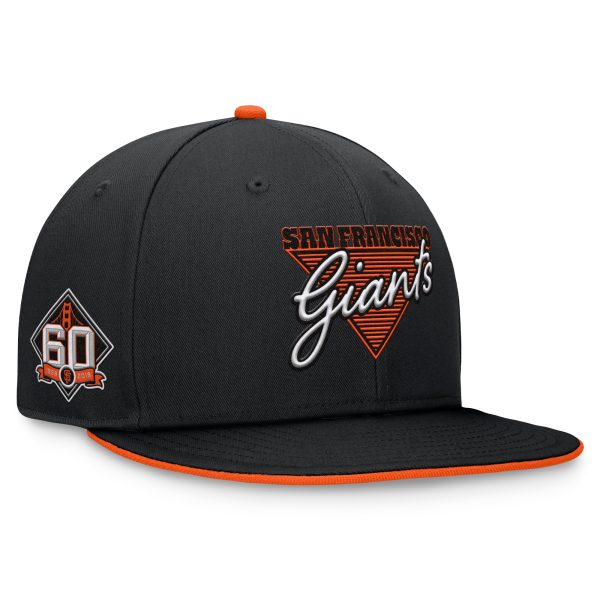 mens san francisco giants fanatics black fundamental tri-script fitted hat Collection | San Francisco Giants Shop - Official MLB Jerseys & Caps