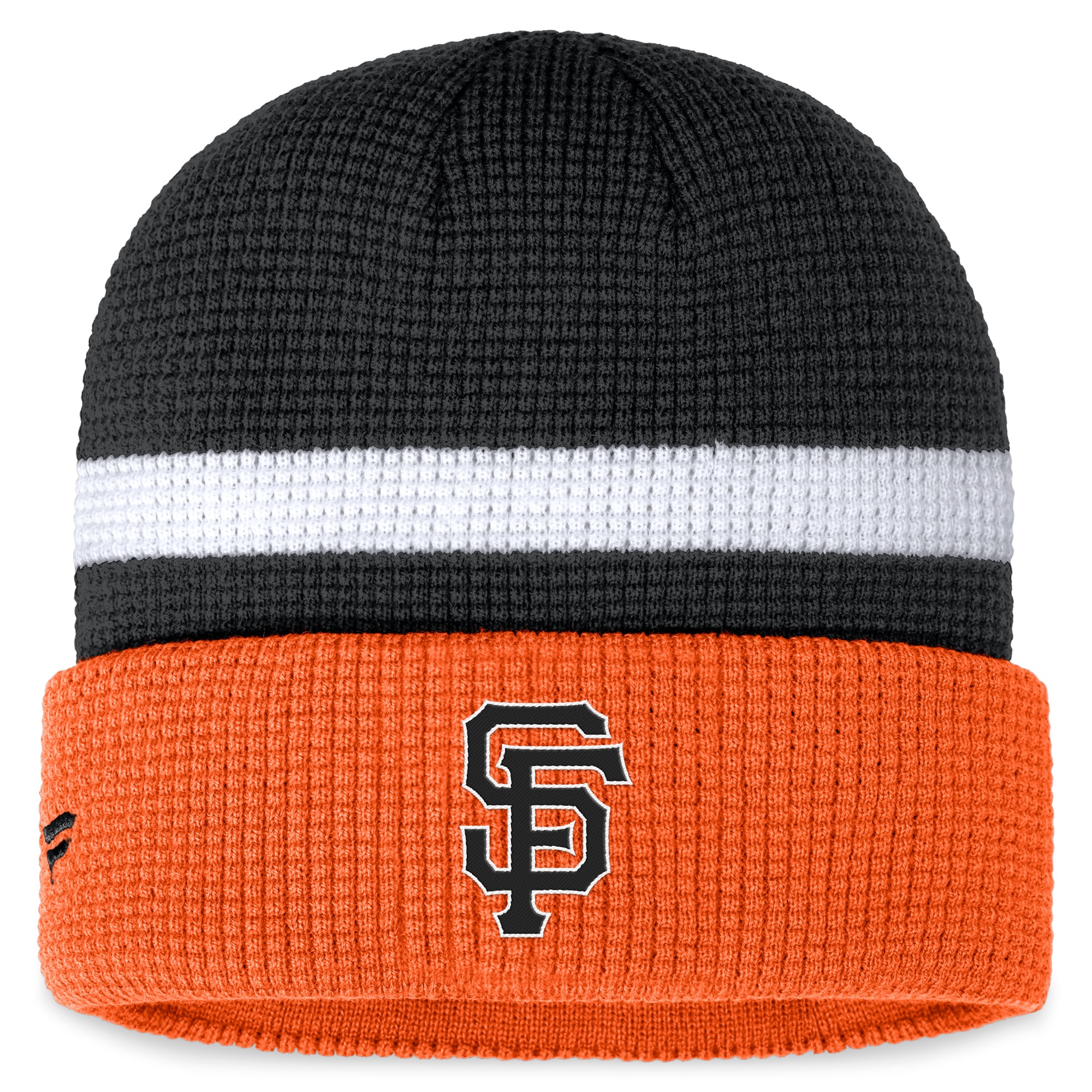 mens san francisco giants fanatics black waffle cuffed knit hat Collection | San Francisco Giants Shop - Official MLB Jerseys & Caps