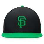 mens san francisco giants fanatics blackkelly green lucky snapback hat Collection | San Francisco Giants Shop - Official MLB Jerseys & Caps