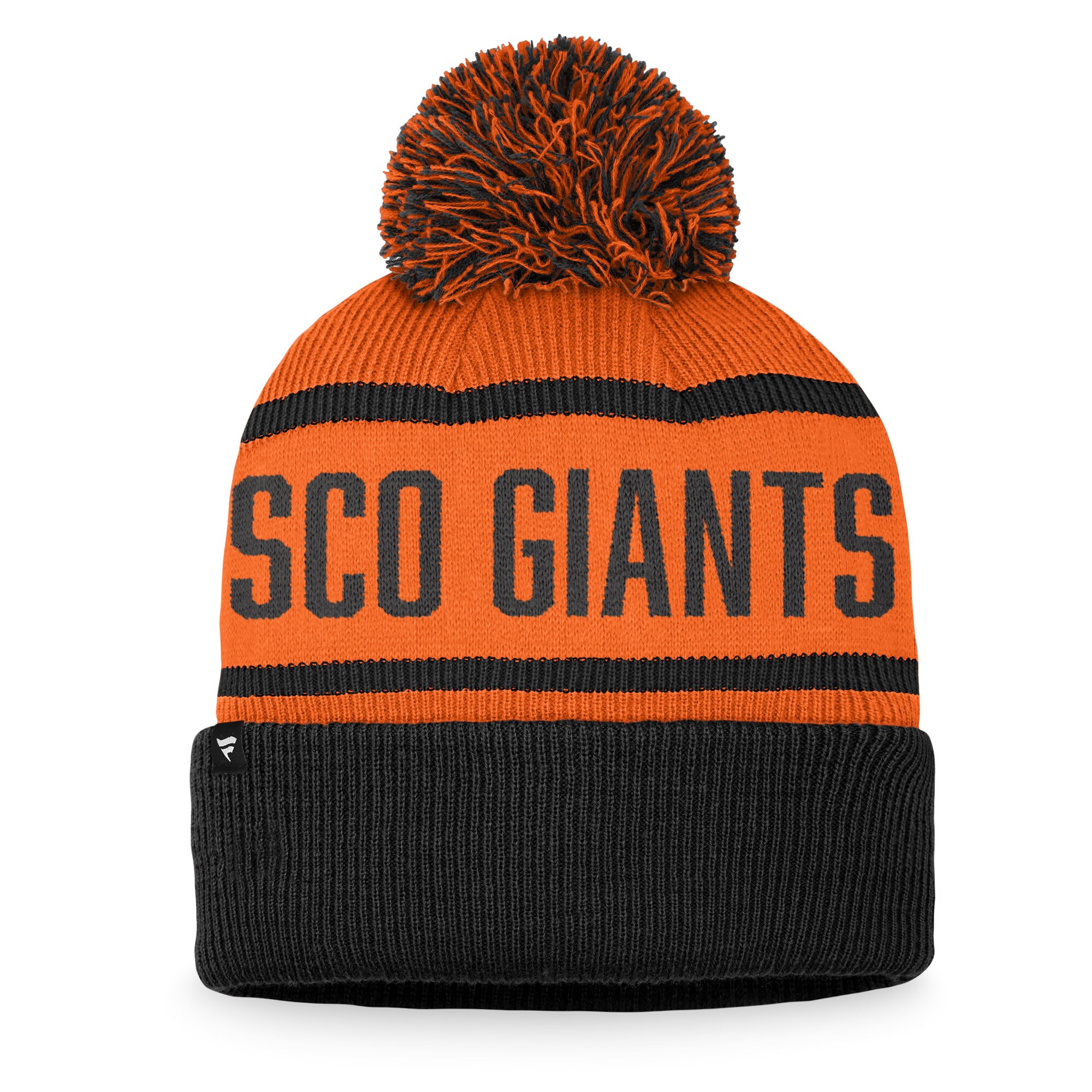 mens san francisco giants fanatics blackorange cooperstown collection cuffed knit hat with pom Collection | San Francisco Giants Shop - Official MLB Jerseys & Caps