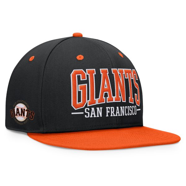 mens san francisco giants fanatics blackorange fundamental bold snapback hat Collection | San Francisco Giants Shop - Official MLB Jerseys & Caps