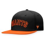 mens san francisco giants fanatics blackorange fundamental two-tone fitted hat Collection | San Francisco Giants Shop - Official MLB Jerseys & Caps