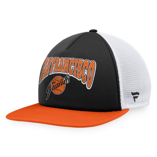 mens san francisco giants fanatics blackorange heritage foam front trucker snapback hat Collection | San Francisco Giants Shop - Official MLB Jerseys & Caps