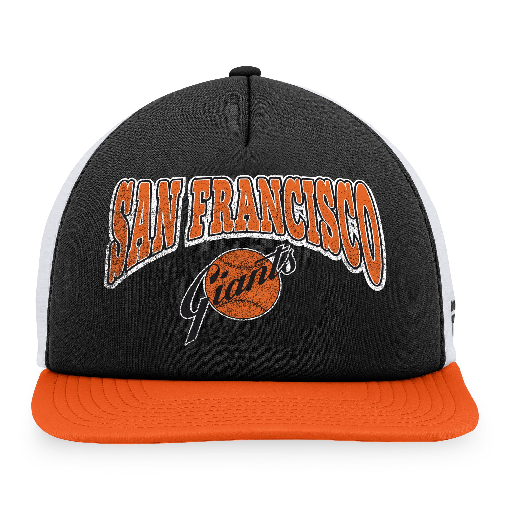 mens san francisco giants fanatics blackorange heritage foam front trucker snapback hat Collection | San Francisco Giants Shop - Official MLB Jerseys & Caps
