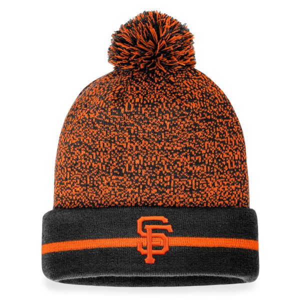 mens san francisco giants fanatics blackorange space-dye cuffed knit hat with pom Collection | San Francisco Giants Shop - Official MLB Jerseys & Caps
