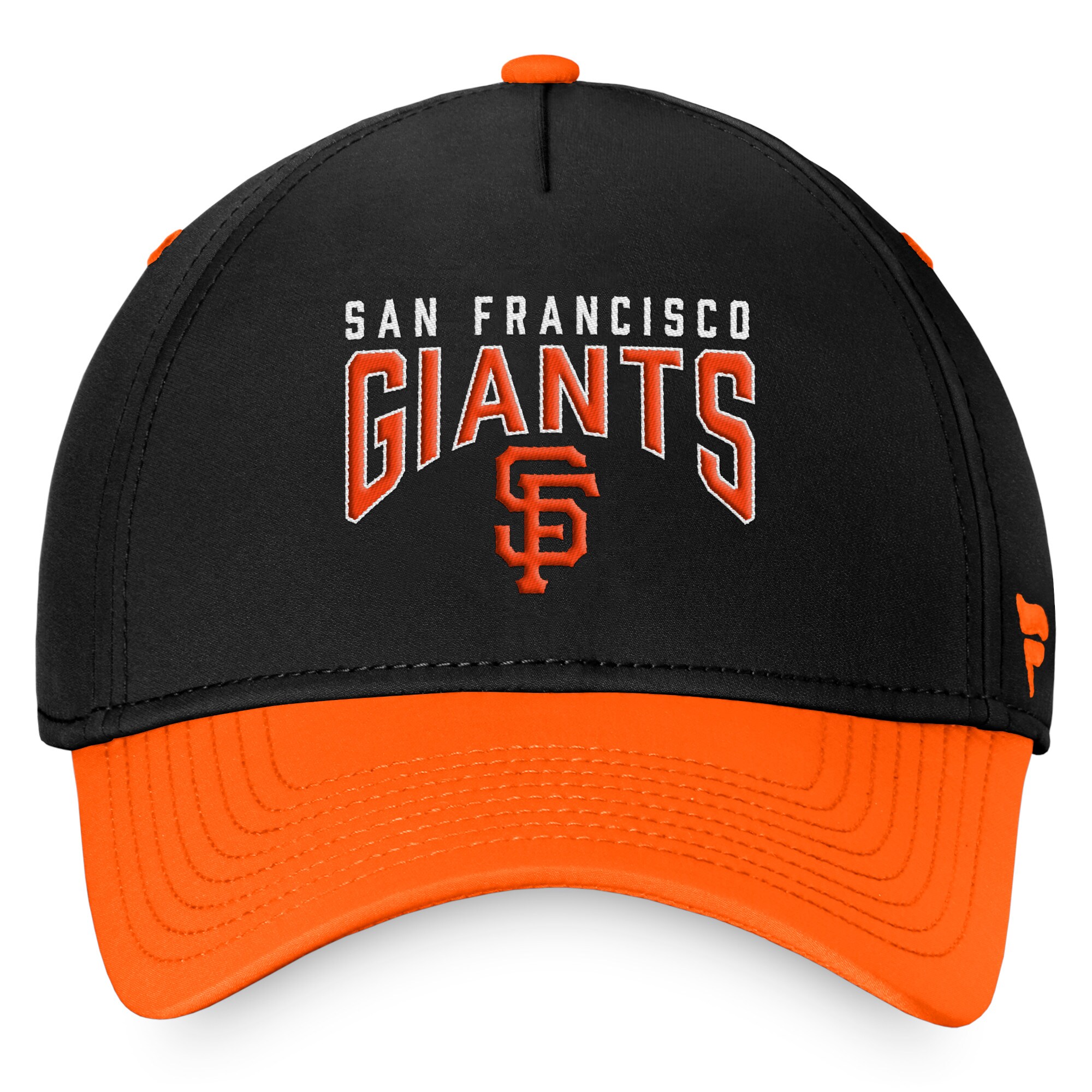 mens san francisco giants fanatics blackorange stacked logo flex hat Collection | San Francisco Giants Shop - Official MLB Jerseys & Caps