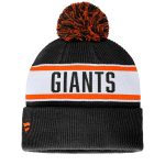 mens san francisco giants fanatics blackwhite secondary cuffed knit hat with pom Collection | San Francisco Giants Shop - Official MLB Jerseys & Caps