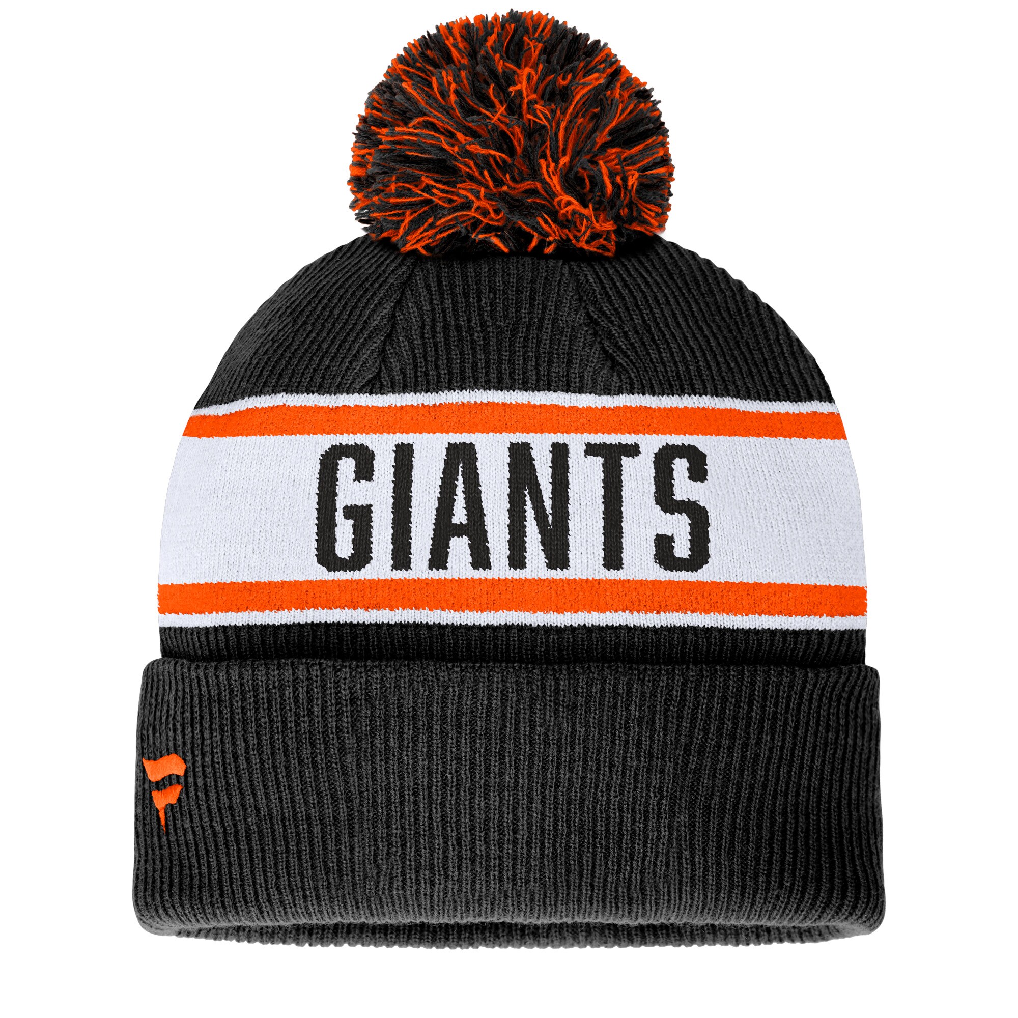 mens san francisco giants fanatics blackwhite secondary cuffed knit hat with pom Collection | San Francisco Giants Shop - Official MLB Jerseys & Caps