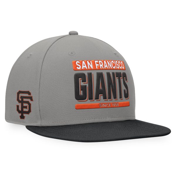 mens san francisco giants fanatics grayblack line drive two-tone snapback hat Collection | San Francisco Giants Shop - Official MLB Jerseys & Caps