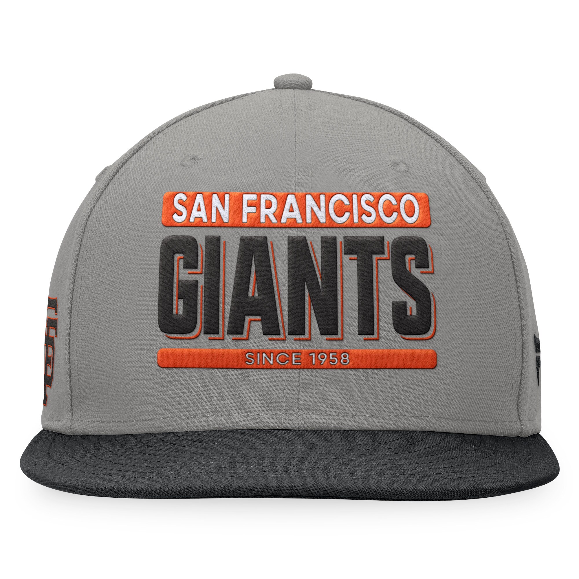 mens san francisco giants fanatics grayblack line drive two-tone snapback hat Collection | San Francisco Giants Shop - Official MLB Jerseys & Caps
