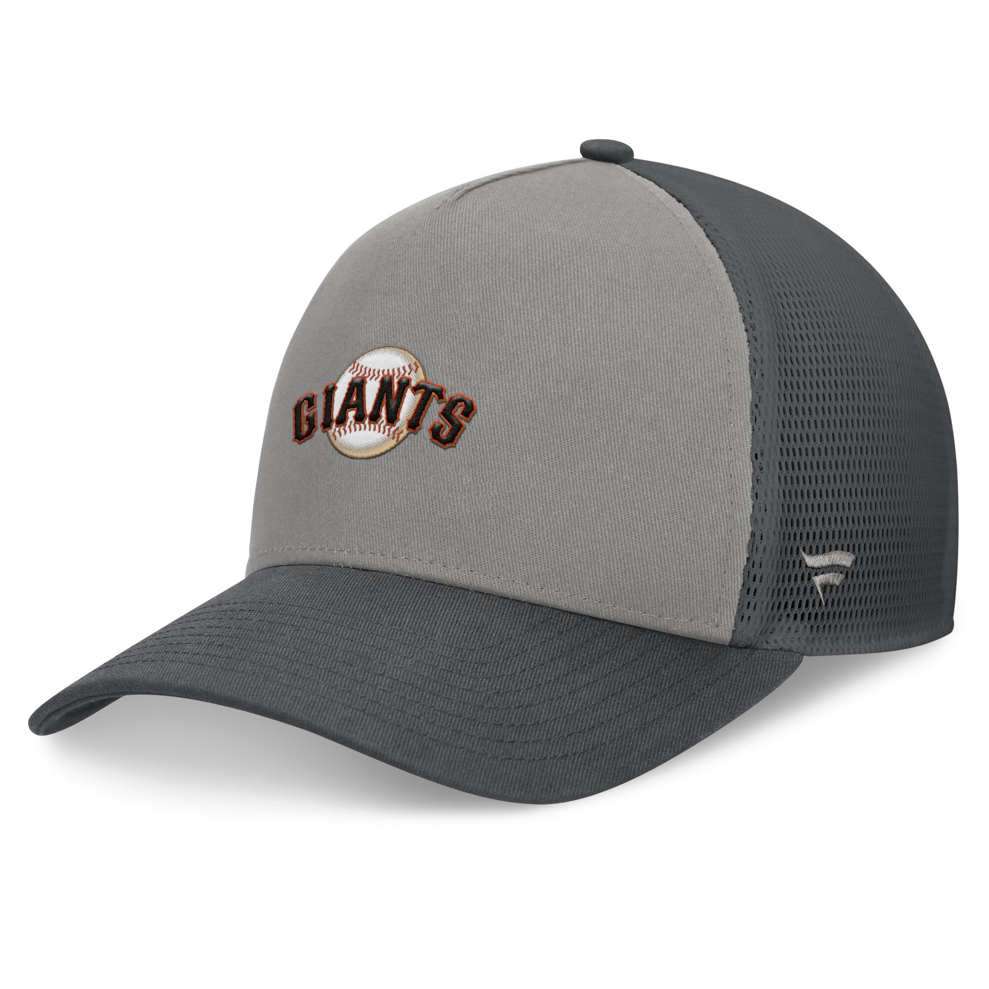 mens san francisco giants fanatics graygraphite a-frame trucker adjustable hat Collection | San Francisco Giants Shop - Official MLB Jerseys & Caps