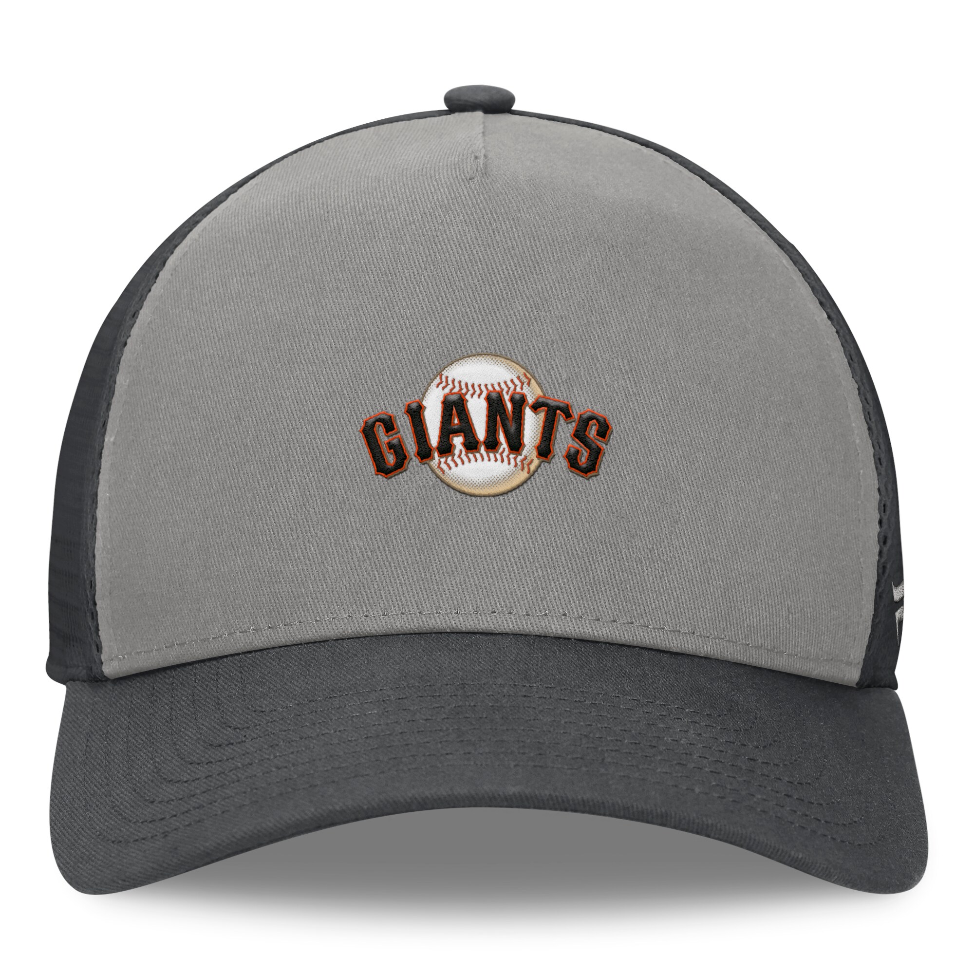 mens san francisco giants fanatics graygraphite a-frame trucker adjustable hat Collection | San Francisco Giants Shop - Official MLB Jerseys & Caps