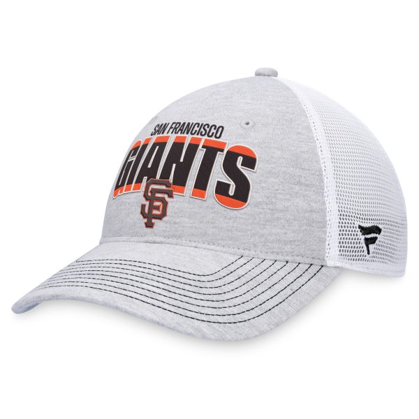 mens san francisco giants fanatics heather graywhite logo trucker adjustable hat Collection | San Francisco Giants Shop - Official MLB Jerseys & Caps