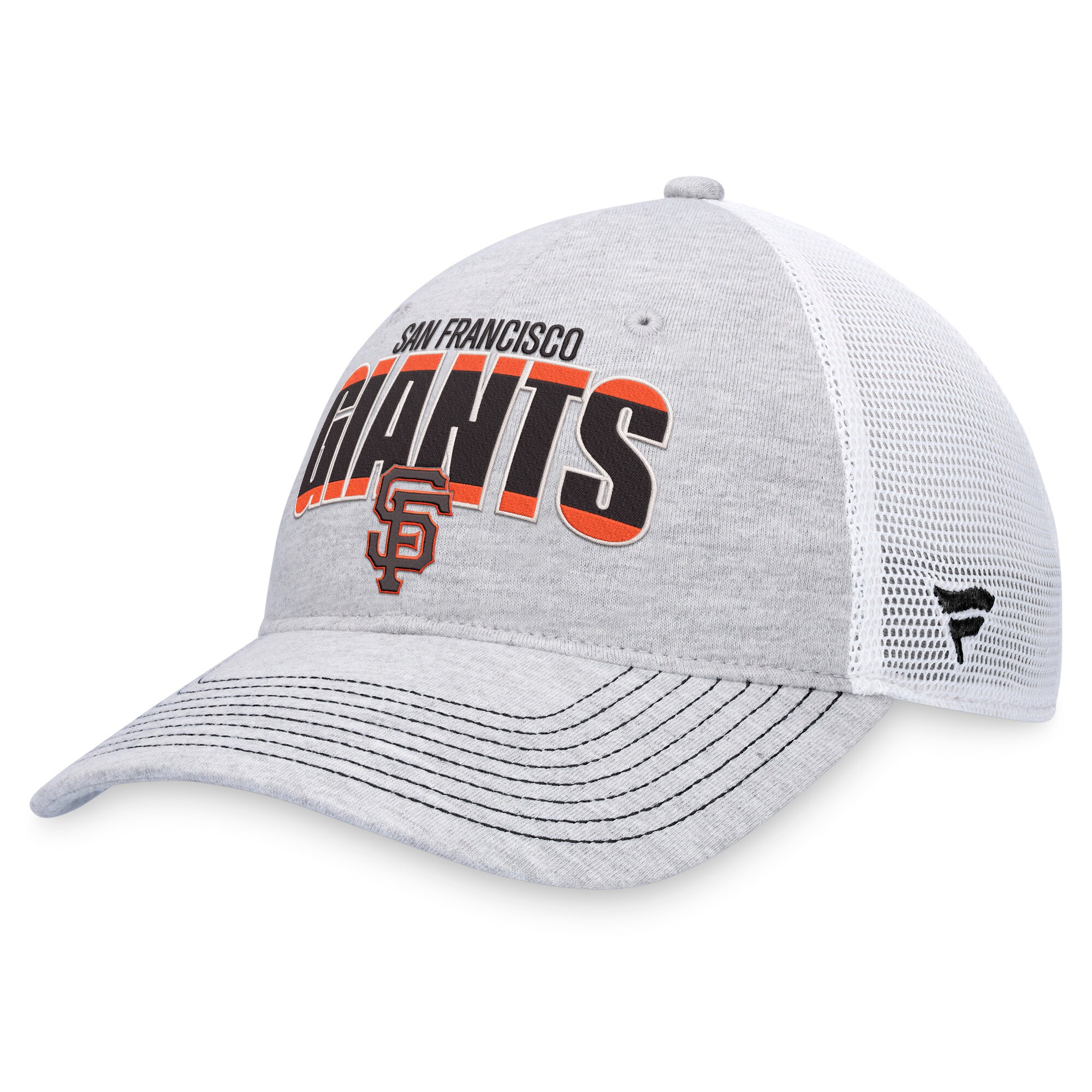 mens san francisco giants fanatics heather graywhite logo trucker adjustable hat Collection | San Francisco Giants Shop - Official MLB Jerseys & Caps