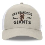 mens san francisco giants fanatics stone a-frame trucker adjustable hat Collection | San Francisco Giants Shop - Official MLB Jerseys & Caps