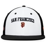 mens san francisco giants fanatics whiteblack iconic color blocked fitted hat Collection | San Francisco Giants Shop - Official MLB Jerseys & Caps