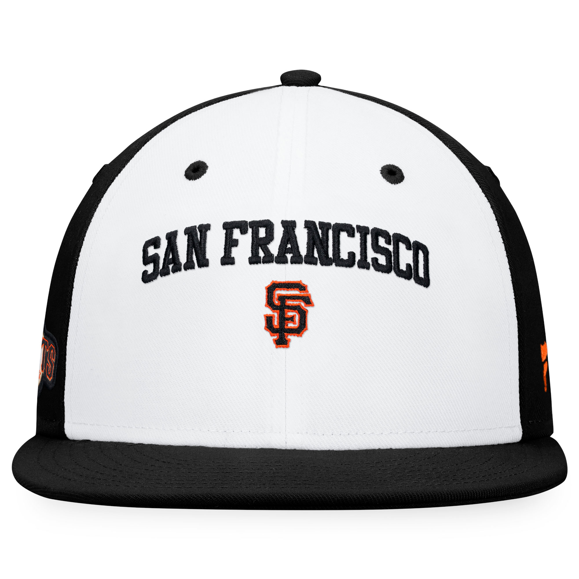 mens san francisco giants fanatics whiteblack iconic color blocked fitted hat Collection | San Francisco Giants Shop - Official MLB Jerseys & Caps