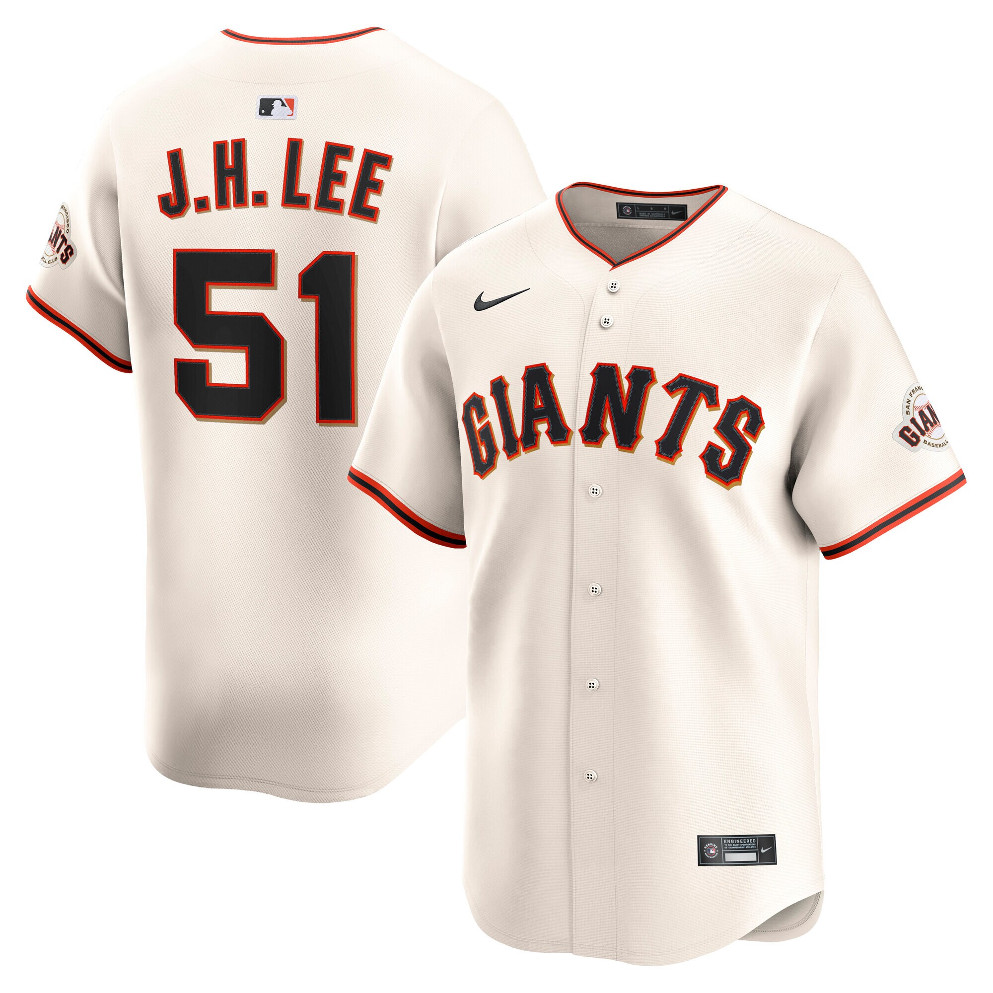 mens san francisco giants jung hoo lee nike cream home limited player jersey 201932324 Collection | San Francisco Giants Shop - Official MLB Jerseys & Caps