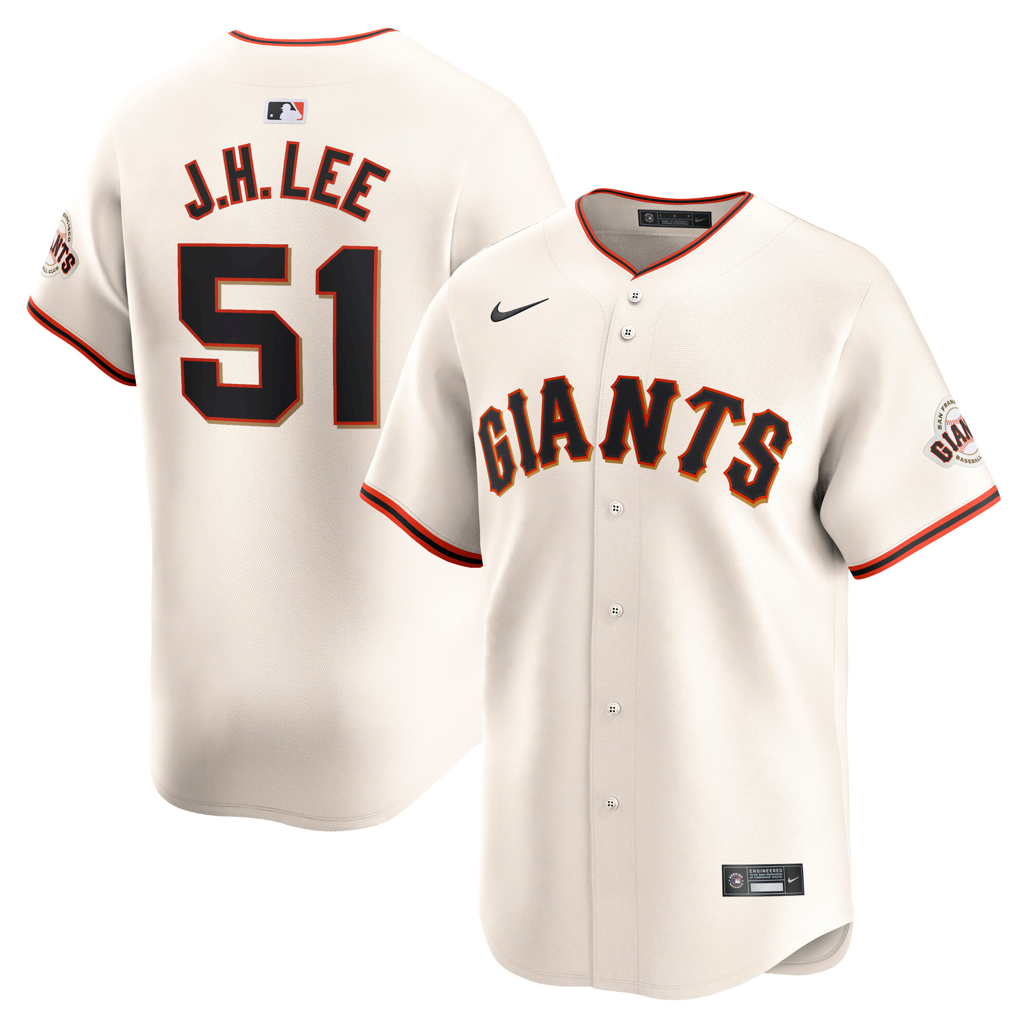 mens san francisco giants jung hoo lee nike cream home limited player jersey Collection | San Francisco Giants Shop - Official MLB Jerseys & Caps