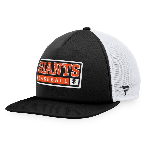mens san francisco giants majestic blackwhite foam trucker snapback hat Collection | San Francisco Giants Shop - Official MLB Jerseys & Caps