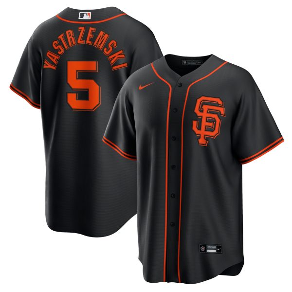 mens san francisco giants mike yastrzemski nike black alternate replica player name jersey Collection | San Francisco Giants Shop - Official MLB Jerseys & Caps