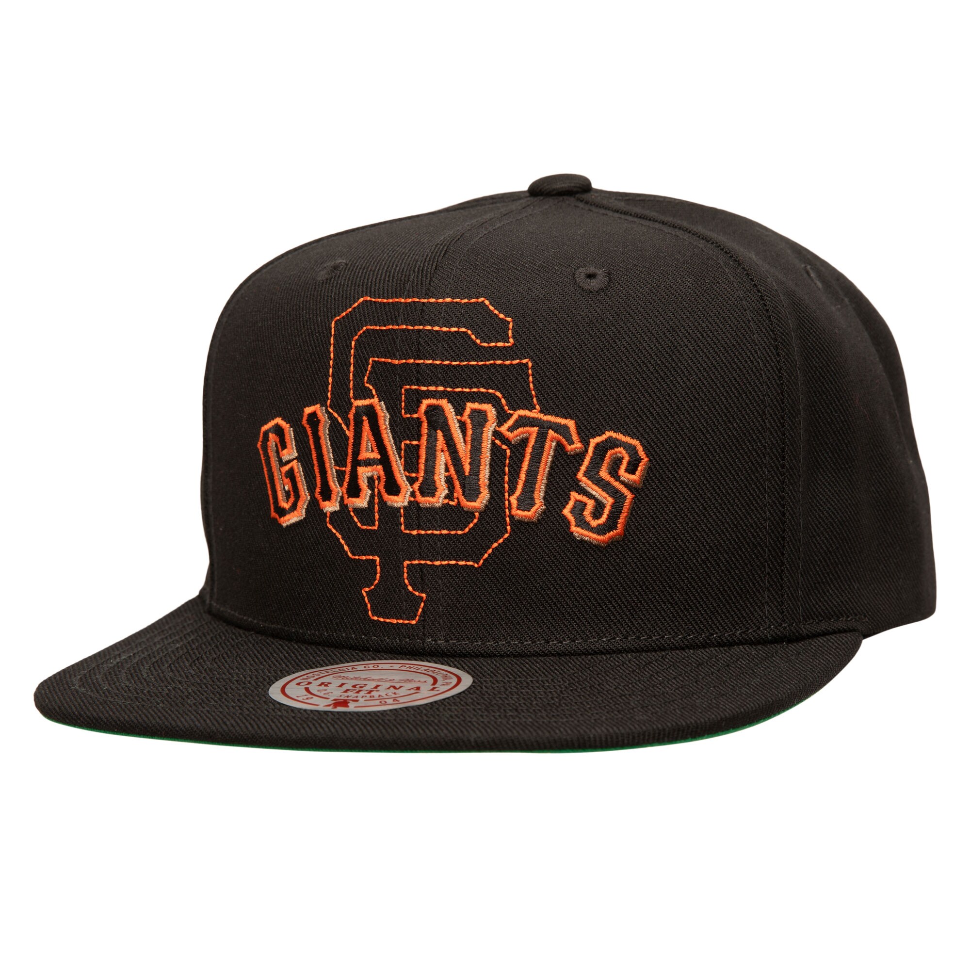 mens san francisco giants mitchell  ness black double up snapback hat Collection | San Francisco Giants Shop - Official MLB Jerseys & Caps