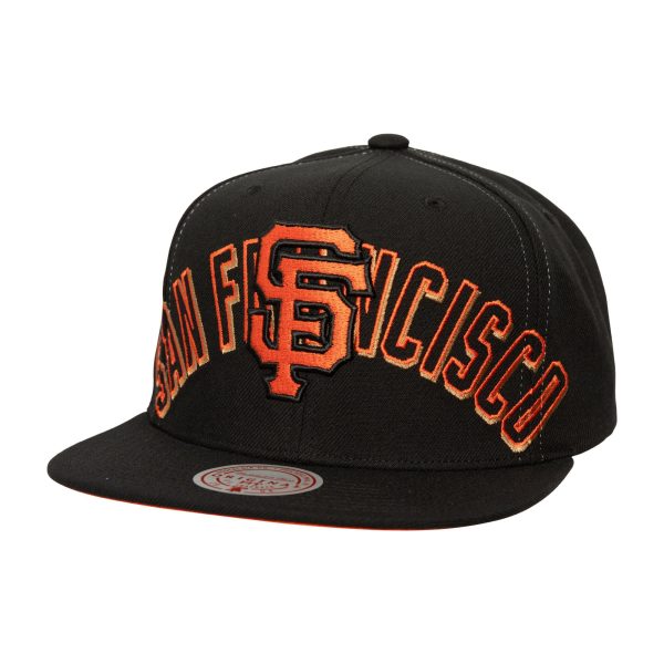 mens san francisco giants mitchell  ness black full frontal snapback hat Collection | San Francisco Giants Shop - Official MLB Jerseys & Caps