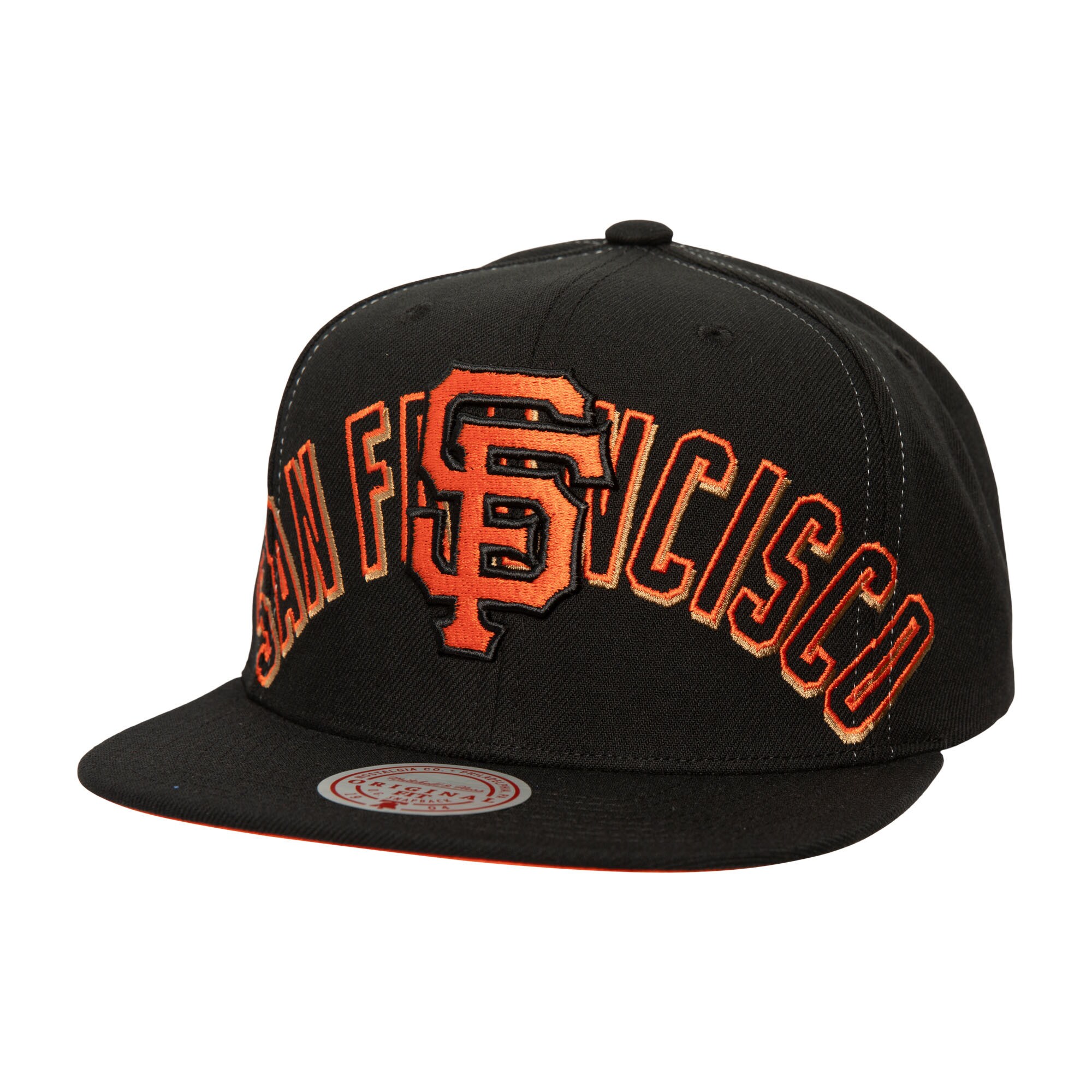 mens san francisco giants mitchell  ness black full frontal snapback hat Collection | San Francisco Giants Shop - Official MLB Jerseys & Caps