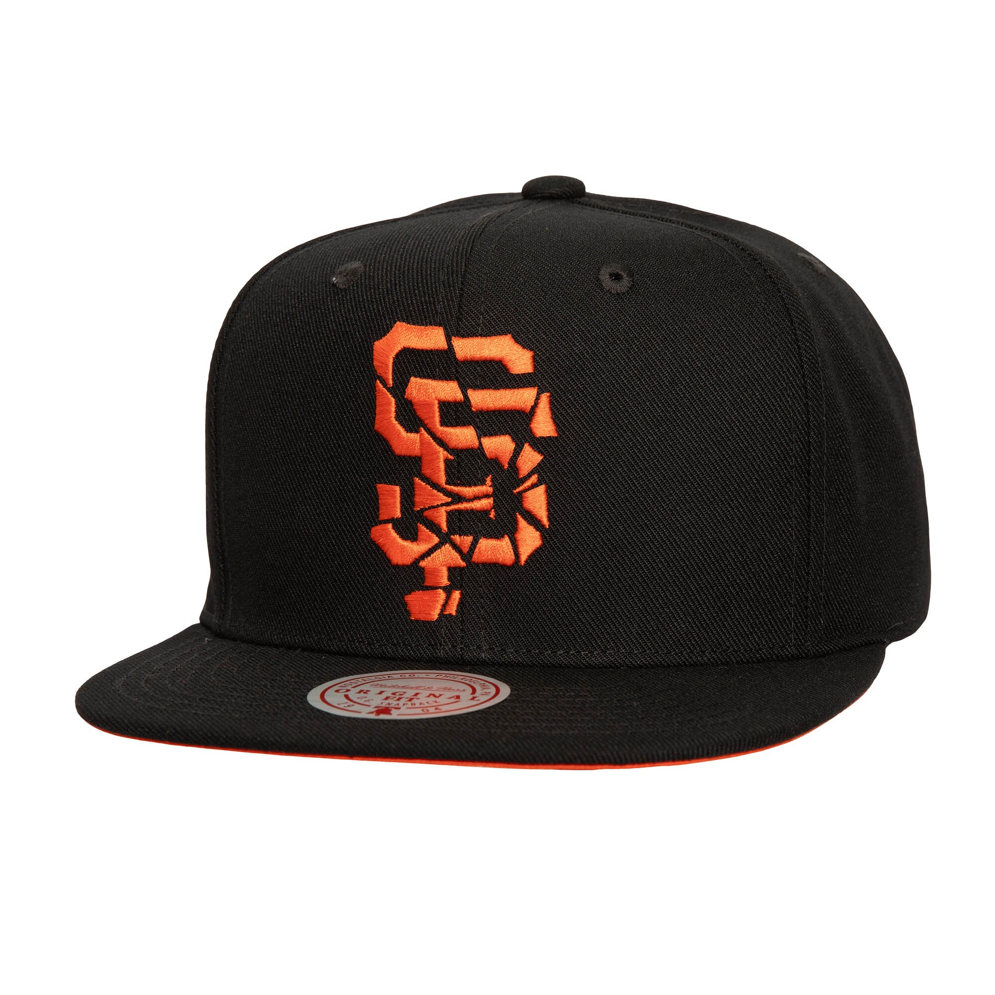 mens san francisco giants mitchell  ness black shattered snapback hat Collection | San Francisco Giants Shop - Official MLB Jerseys & Caps