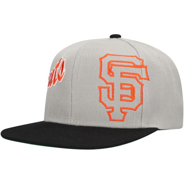 mens san francisco giants mitchell  ness gray knock out panel snapback hat Collection | San Francisco Giants Shop - Official MLB Jerseys & Caps