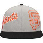 mens san francisco giants mitchell  ness gray knock out panel snapback hat Collection | San Francisco Giants Shop - Official MLB Jerseys & Caps