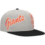 mens san francisco giants mitchell  ness gray knock out panel snapback hat Collection | San Francisco Giants Shop - Official MLB Jerseys & Caps